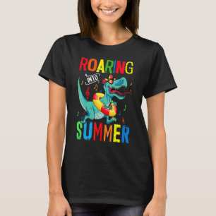 Camiseta El Último Día Del Colegio En Verano, Dinosaurios R