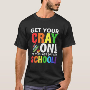 Camiseta El Último Día Del Colegio Profesores Hombres Escue