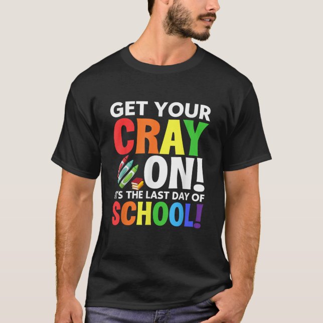Camiseta El Último Día Del Colegio Profesores Hombres Escue (Anverso)