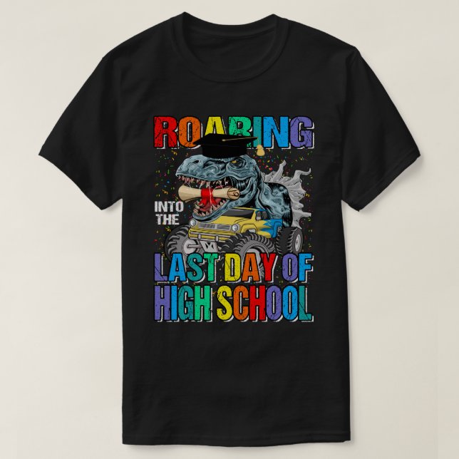 Camiseta El Último Día Del Monstruo De La Escuela Secundari (Diseño del anverso)
