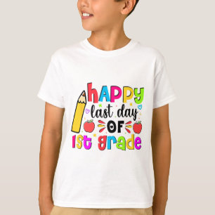 Camiseta El Último Día Del Primer Grado Estudiante Graduado