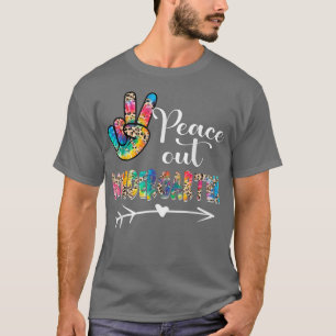 Camiseta El último día del verano escolar en el jardín de i