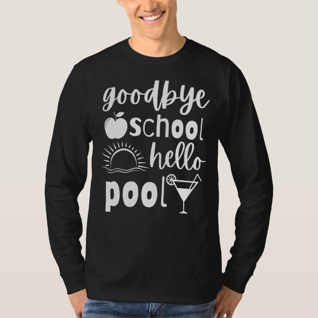 Camiseta El último día, profesor universitario, estudiante  (Anverso)