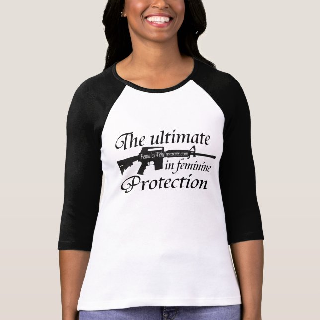Camiseta El último en la protección femenina (Anverso)