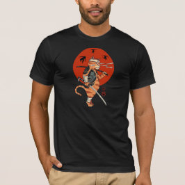 Camiseta El último gato de Samurai