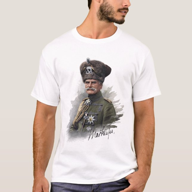 Camiseta El último húsar de agosto von Mackensen (Anverso)