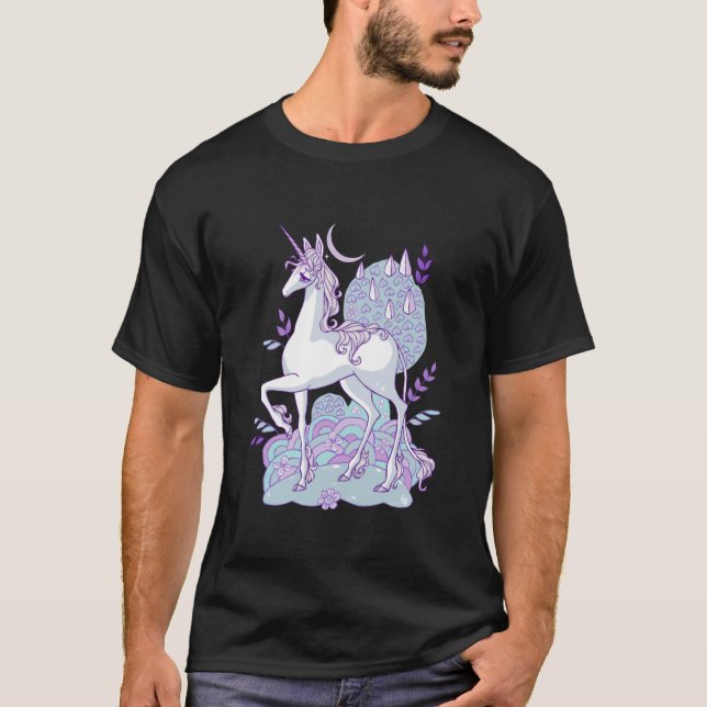 Camiseta El último Ilustracion de Unicornio (Anverso)