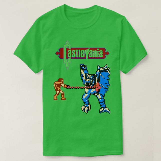 Camiseta El último jefe de Castlevania (Diseño del anverso)