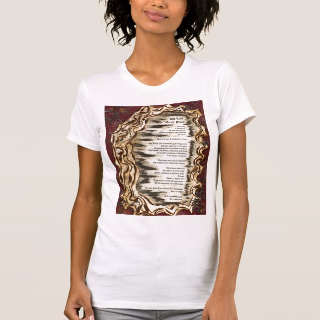 Camiseta El último lugar tranquilo (Anverso)