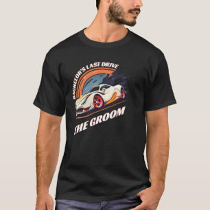Camiseta El último paseo del soltero 12  Coche  Despedida d