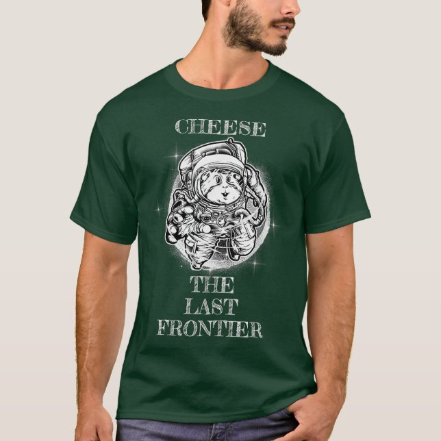 Camiseta El último queso astronauta de Hamster Shirt Hammy (Anverso)