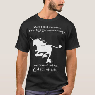 Camiseta El último unicornio  Corriendo retro
