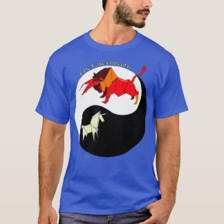 Camiseta El último Unicornio Yin Yang Origami