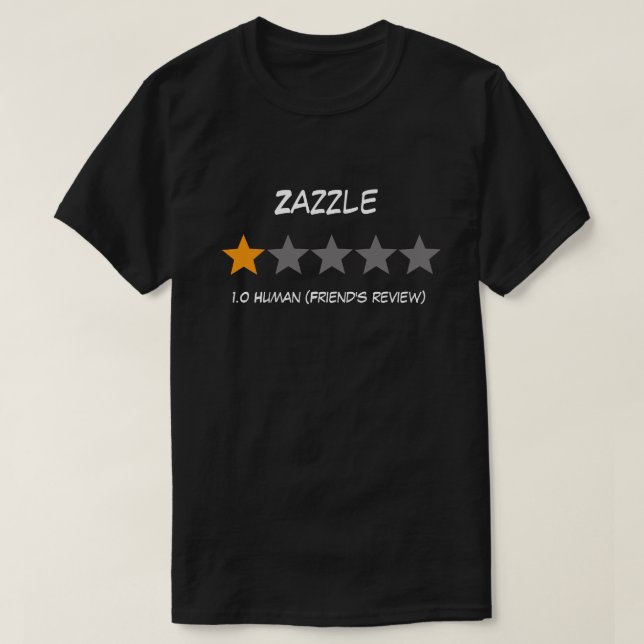 Camiseta El un estudio del amigo de la estrella (Diseño del anverso)