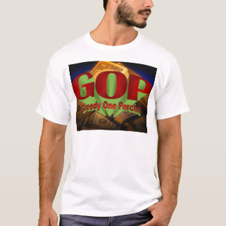 Camiseta El un por ciento codicioso