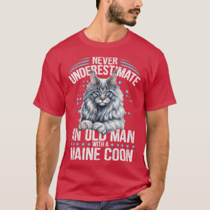 Camiseta El Único De Moda Nunca Subestima Al Viejo Con Mai