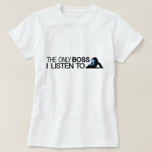 Camiseta El único jefe escucho