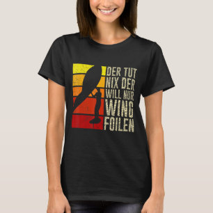 Camiseta El Único Que Quiere Un Relieve metalizado De Ala D