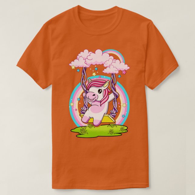 Camiseta El Unicornio Aburrido En La Nube (Diseño del anverso)