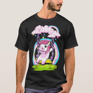 Camiseta El Unicornio Aburrido En La Nube