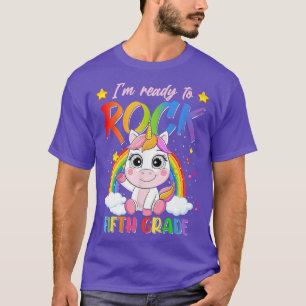 Camiseta El Unicornio Arcoiris De Vuelta A La Escuela Listo
