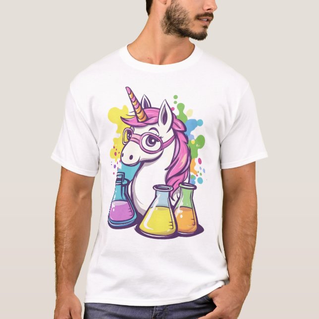 Camiseta El Unicornio Científico (1) (Anverso)