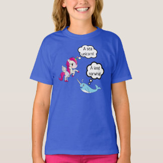 Camiseta El unicornio del mar resuelve la tierra narwhal