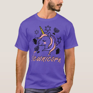 Camiseta El unicornio divertido de Jewnicorn Rosh Hashanah