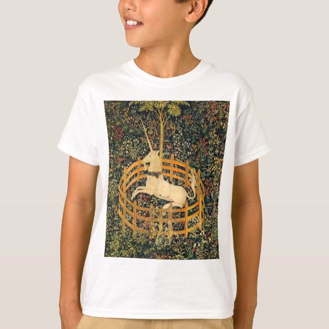 Camiseta El unicornio en cautiverio (Anverso)