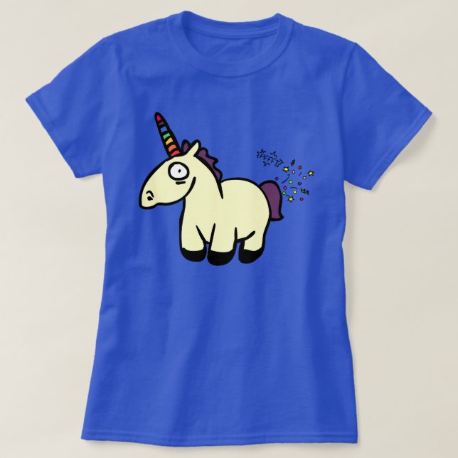 Camiseta El unicornio Farts (Diseño del anverso)