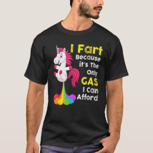 Camiseta El unicornio me fastidia porque es el único gas qu