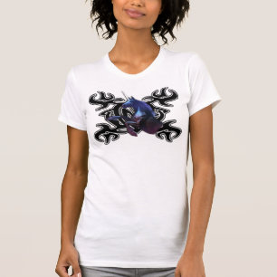 Camiseta El unicornio negro sobre el tatuaje