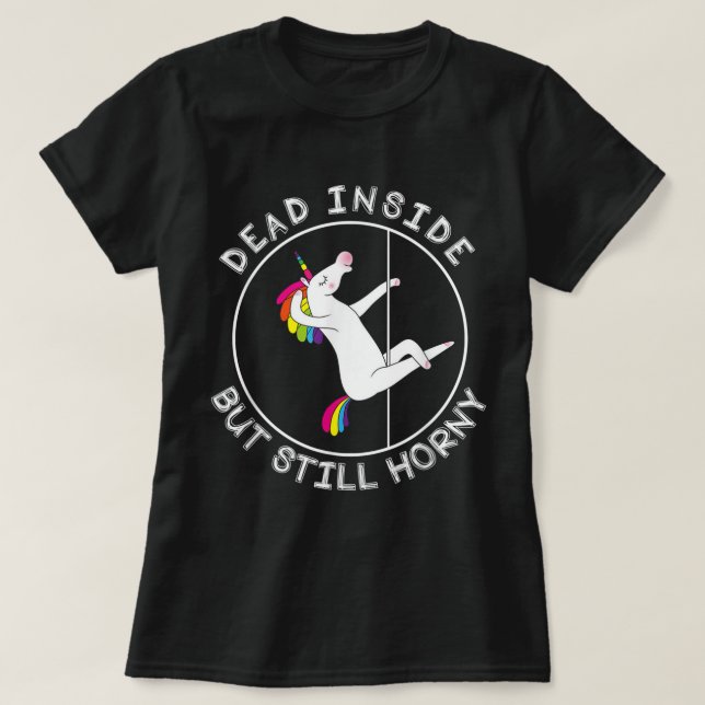 Camiseta El unicornio sigue siendo terrible (Diseño del anverso)