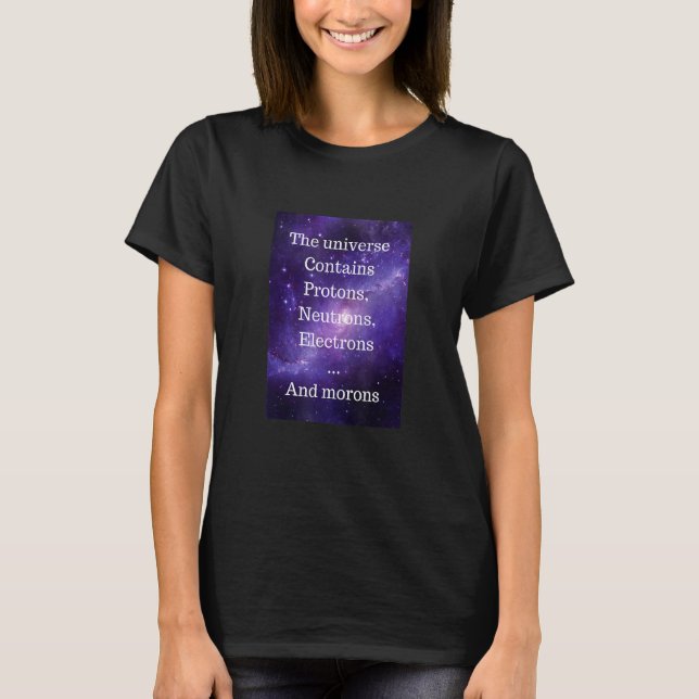Camiseta El Universo Contiene (Anverso)