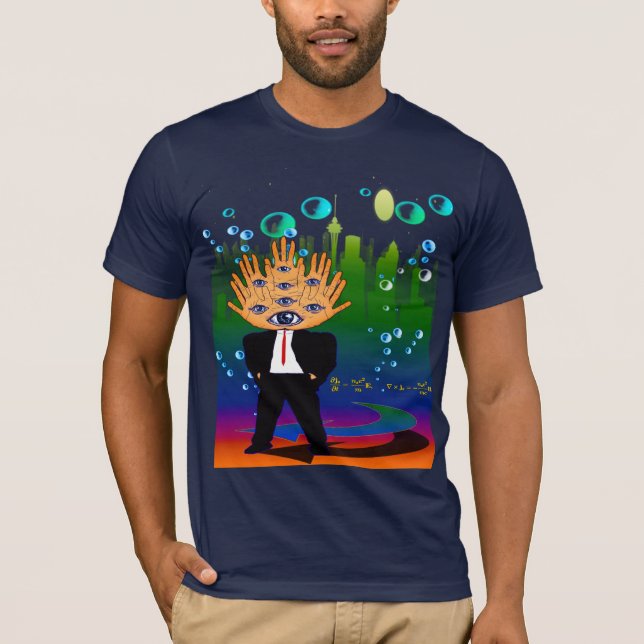CAMISETA EL UNIVERSO ES RARO (Anverso)