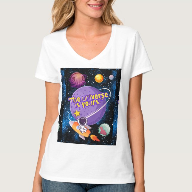 CAMISETA EL UNIVERSO ES TUYO (Anverso)