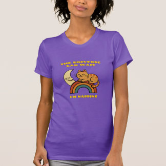 Camiseta El Universo Puede Esperar, Estoy Durmiendo Gato Bo