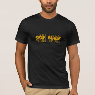 Camiseta el uno mismo hecho, diseño de encargo de la
