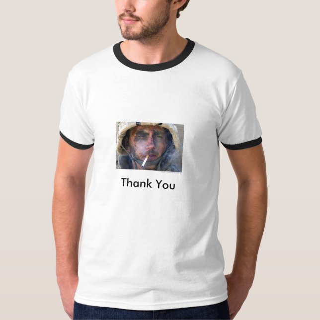 Camiseta El USMC de Blake Miller le agradece (Anverso)