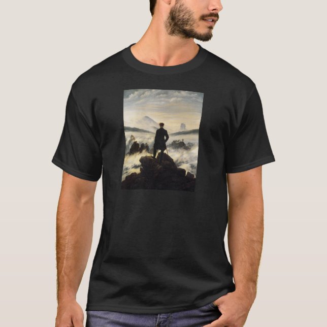 Camiseta El vagabundo sobre el mar de la niebla (Anverso)