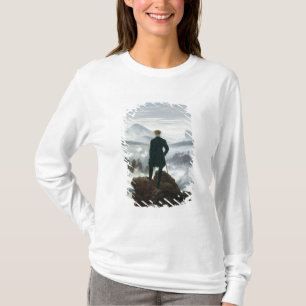 Camiseta El vagabundo sobre el mar de la niebla, 1818
