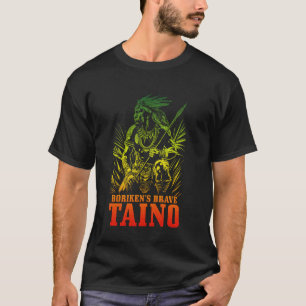 Camiseta El valiente guerrero taína de Boriken