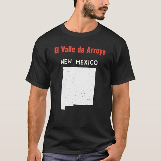 Camiseta El Valle de Arroyo Seco Estados Unidos América Via (Anverso)