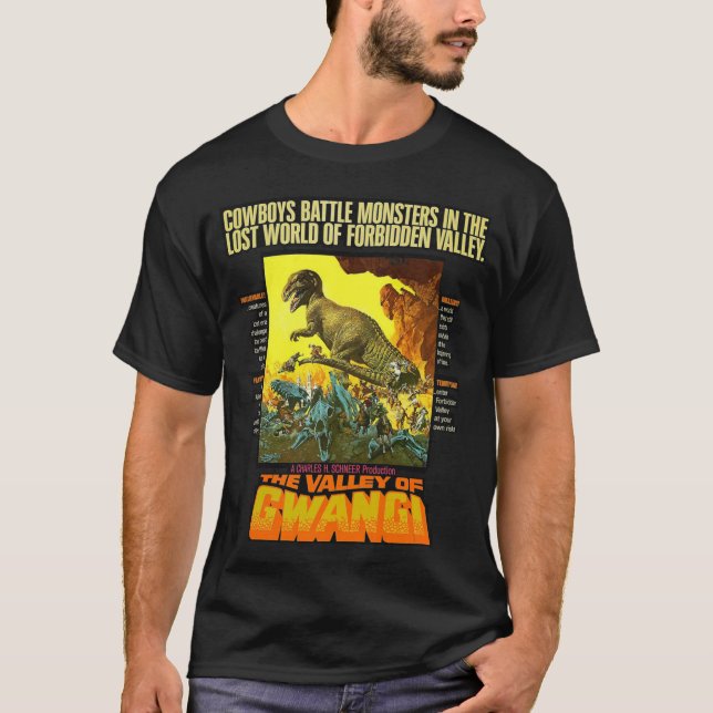 Camiseta El Valle de Gwangi Sobredimensionado (Anverso)