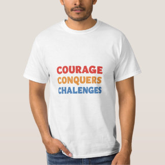 Camiseta El valor conquista los retos