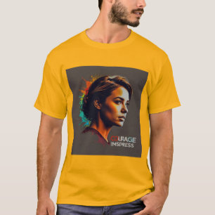 Camiseta El valor inspira el progreso - Inspiración multico