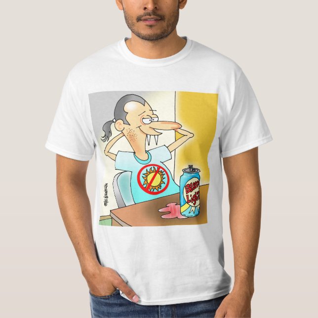 CAMISETA EL VAMPIRO CELEBRA HALLOWEEN (Anverso)
