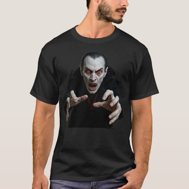 Camiseta El vampiro de Scary Halloween (Anverso)