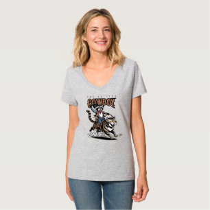 Camiseta El vaquero de la alimaña (Modo Lt.) Cuello en V