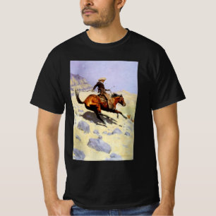 Camiseta El vaquero de Remington, Caballería militar vintag